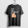 Official Tits Ass Personality Toes Checklist Leg Graphic T-Shirts, Hoodie, Sweatshirt | ZylaModa.com