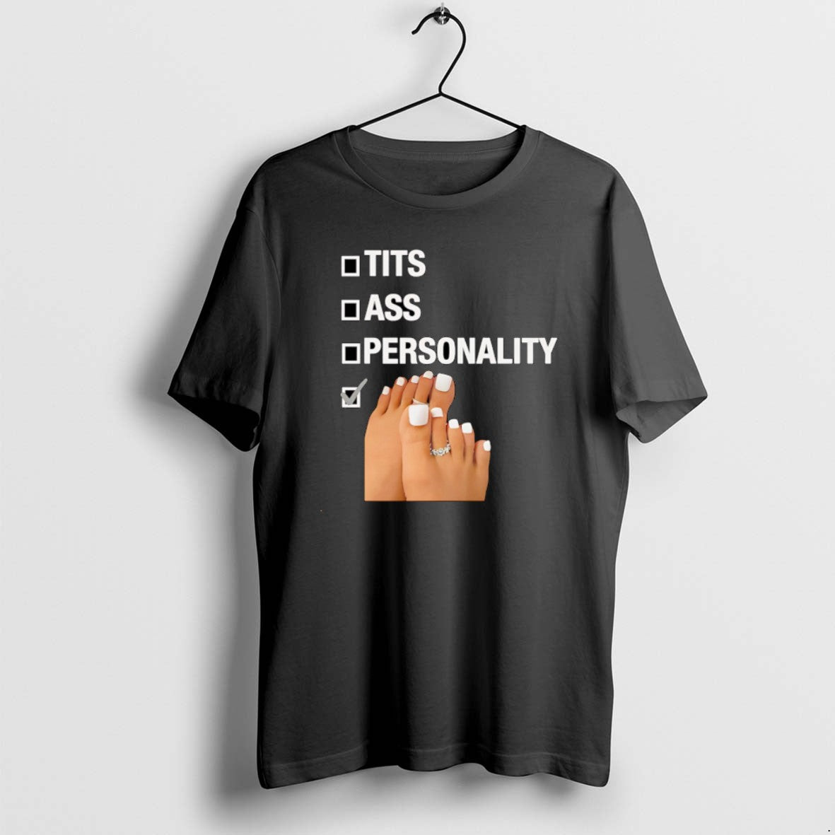 Official Tits Ass Personality Toes Checklist Christmas T-Shirts, Hoodie, Sweatshirt | ZylaModa.com