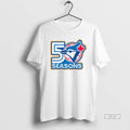 Official Toronto Blue Jays 50 Seasons The Blue Jays In 2026 T-Shirts, Hoodie, Sweatshirt | ZylaModa.com