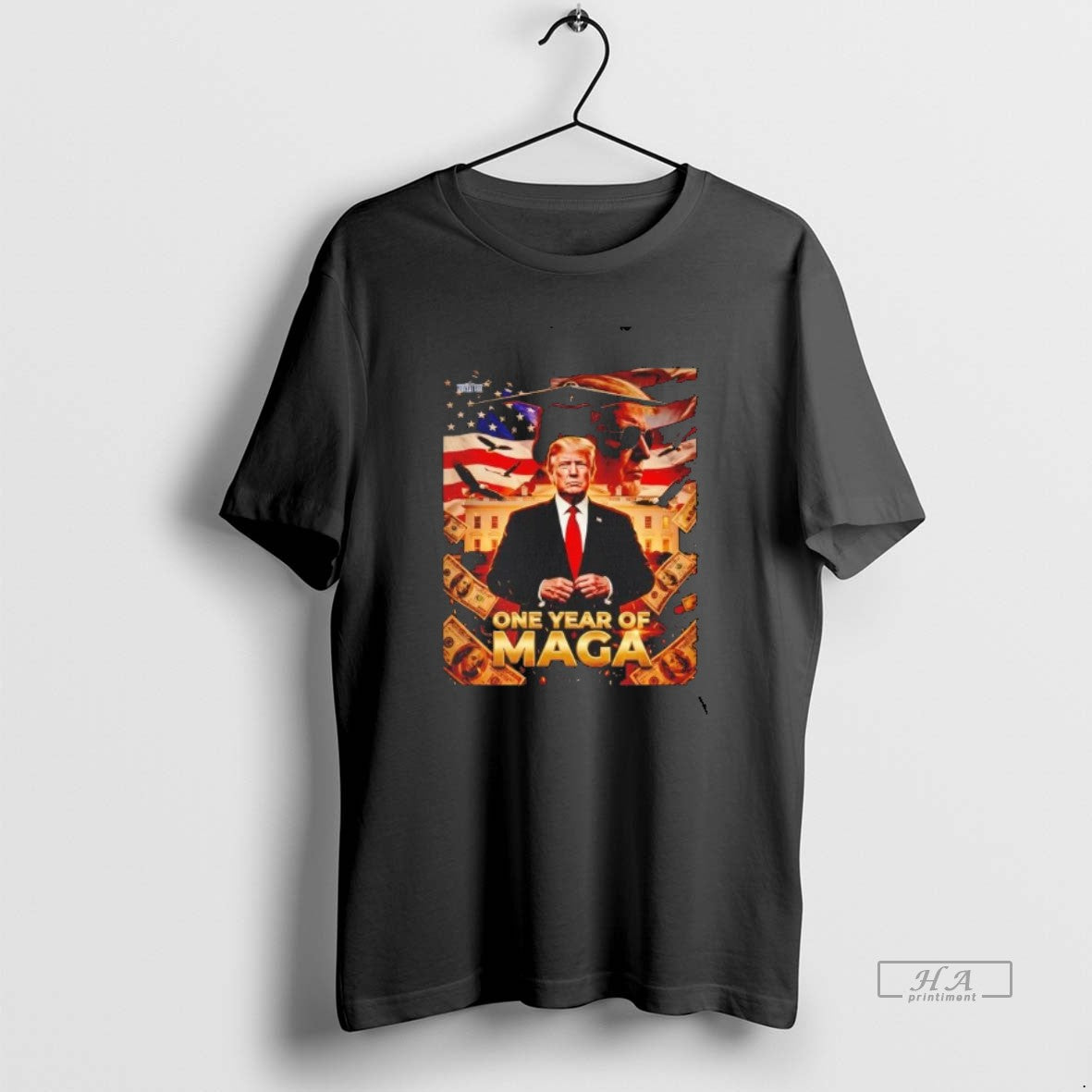 Official Trump One Year Of Maga T-Shirts, Hoodie, Sweatshirt | ZylaModa.com
