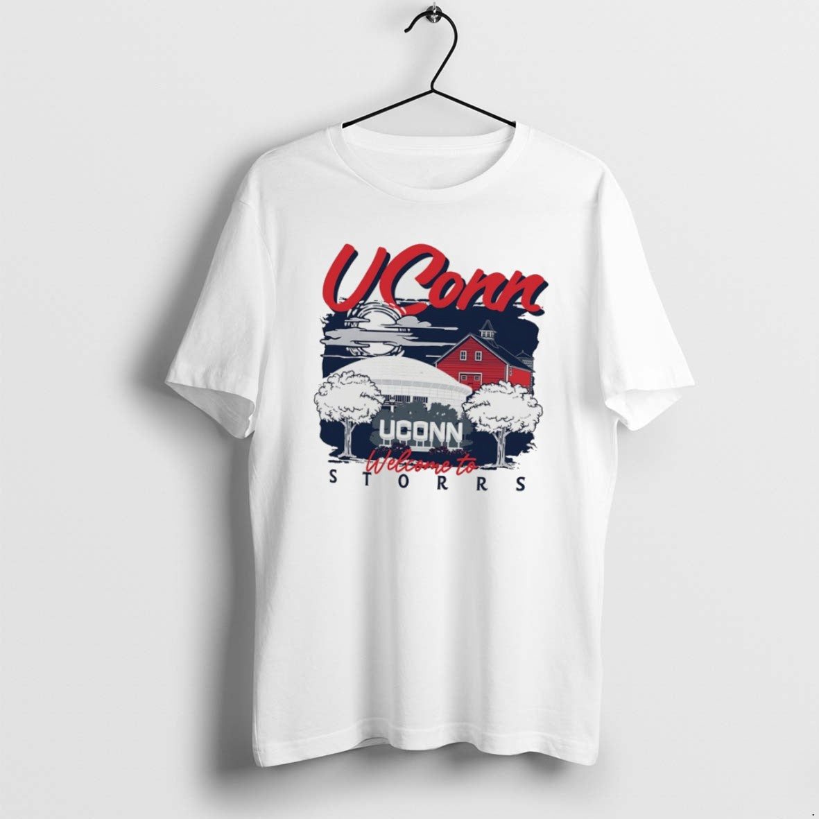 Official Uconn Huskies Welcome To Storrs T-Shirts, Hoodie, Sweatshirt | ZylaModa.com