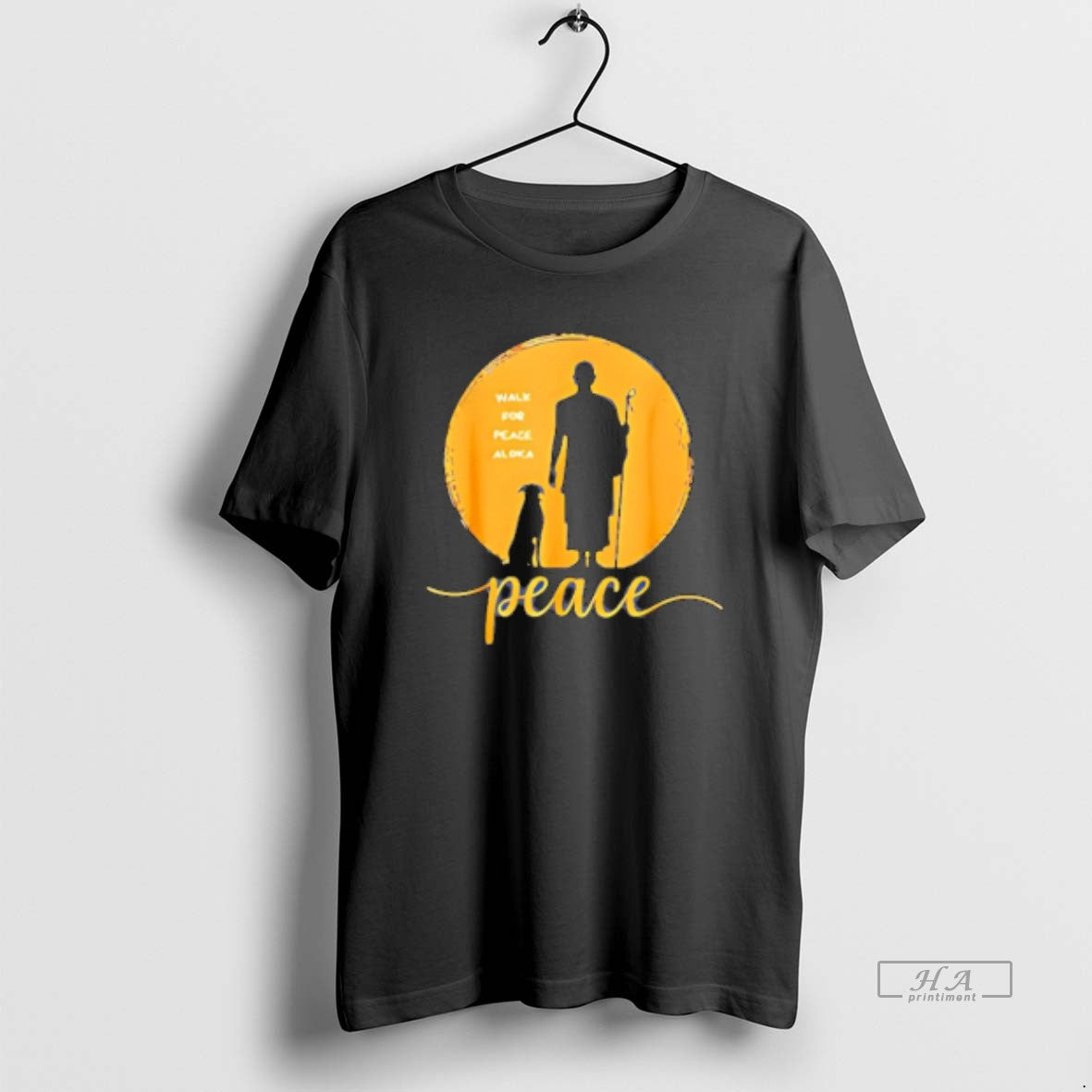 Official Walk For Peace Aloka And Monk Silhouette T-Shirts, Hoodie, Sweatshirt | ZylaModa.com