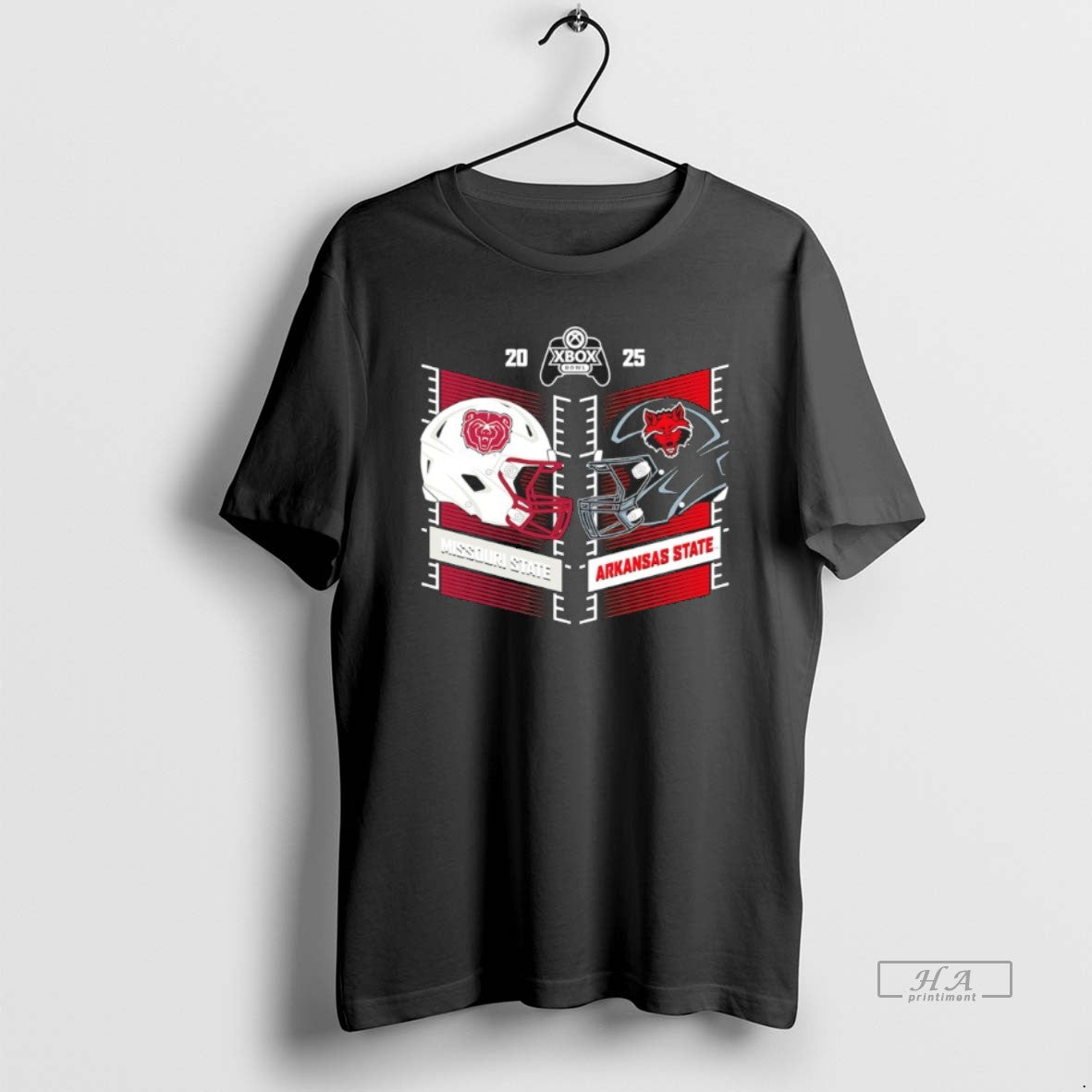 Official Xbox Bowl 2025 Missouri State Vs Arkansas State Head To Head T-Shirts, Hoodie, Sweatshirt | ZylaModa.com