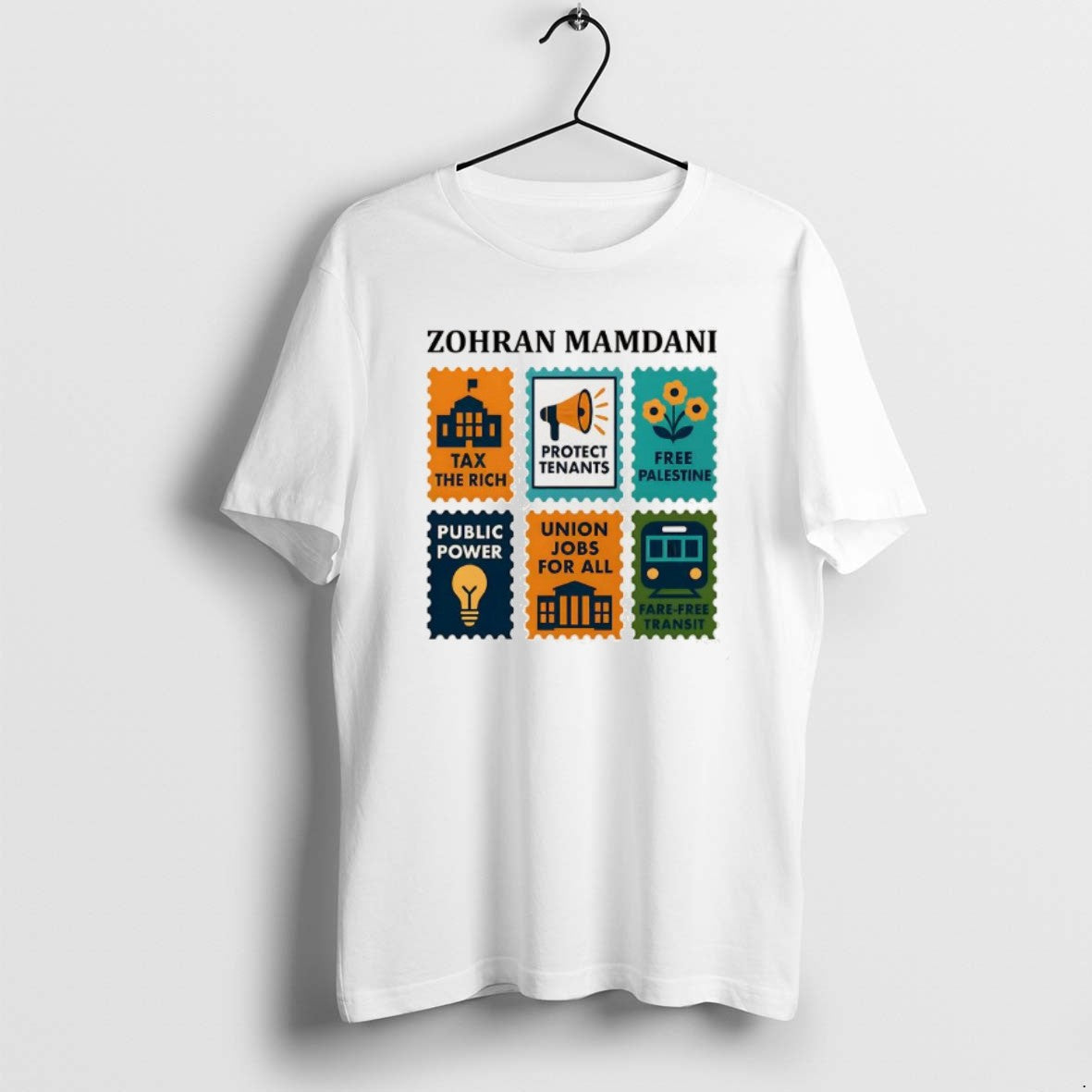 Official Zohran Mamdani Tax The Rich Mayor Of New York City Stamp Collection T-Shirts, Hoodie, Sweatshirt | ZylaModa.com