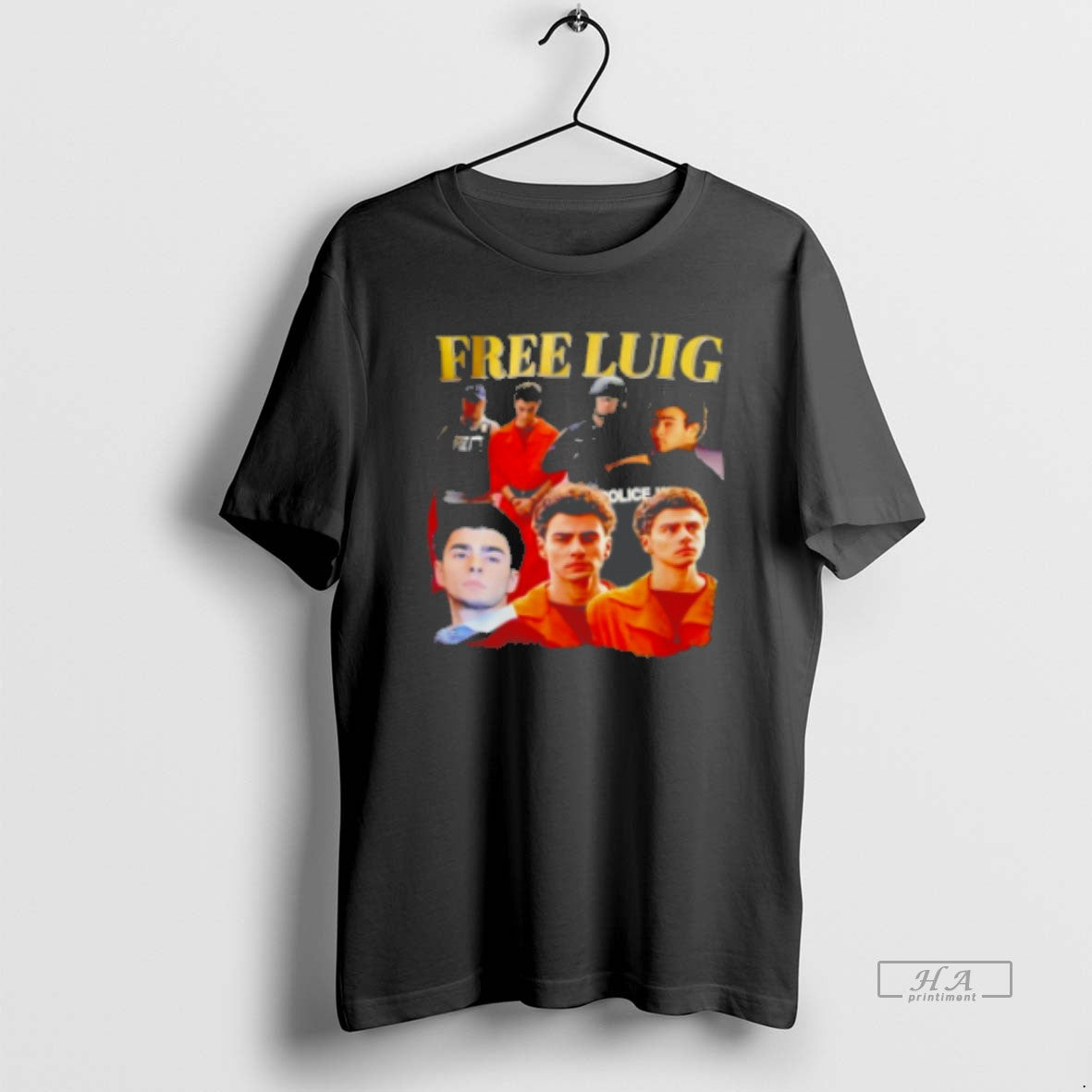 Official Free Luigi Mugshot Classic Womens T-Shirts, Hoodie, Sweatshirt | ZylaModa.com