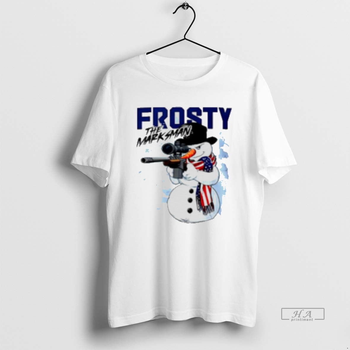 Official Frosty The Marksman Snowman Classic Womens T-Shirts, Hoodie, Sweatshirt | ZylaModa.com