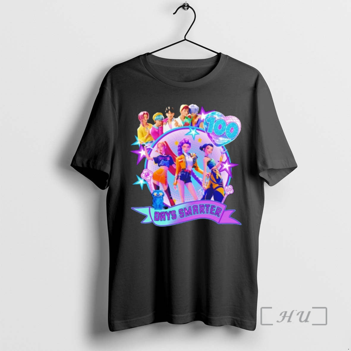 Officials 100 Days Smarter K Pop Days Smarter T-Shirts, Hoodie, Sweatshirt | ZylaModa.com