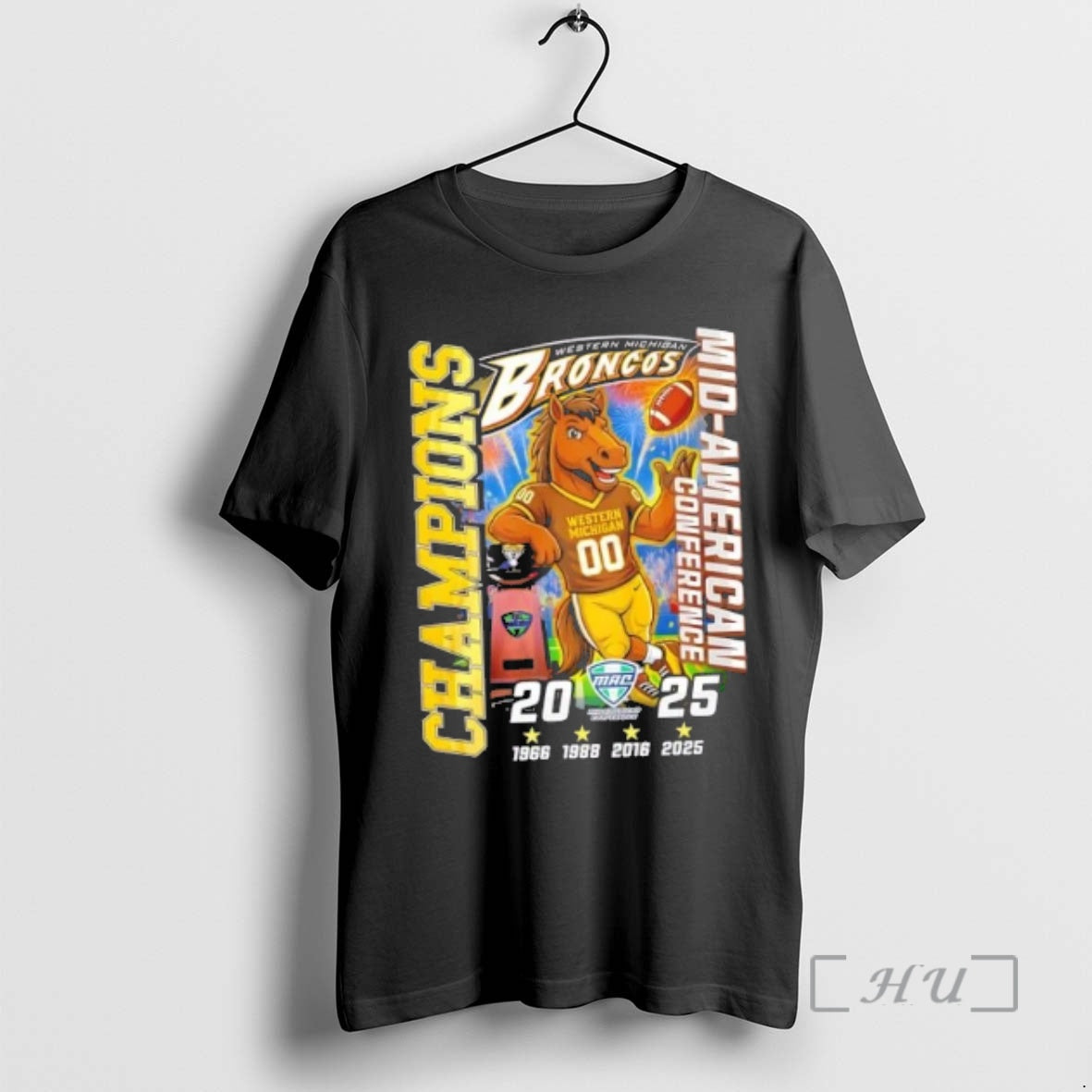 Officials 2025 Mid American Conference Western Michigan Broncos Champions T-Shirts, Hoodie, Sweatshirt | ZylaModa.com