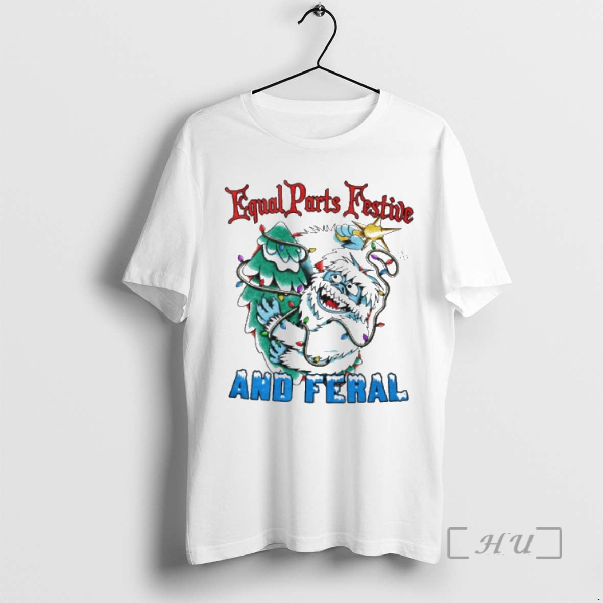 Officials Abominable Snow Monster Equal Parts Festive And Feral T-Shirts, Hoodie, Sweatshirt | ZylaModa.com