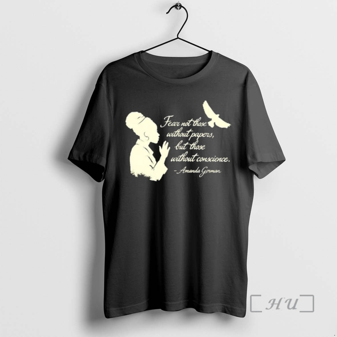 Officials Amanda Gorman Fear Not Those Without Papers But Those Without Conscience Premium T Shirts Hoodie, Sweatshirt