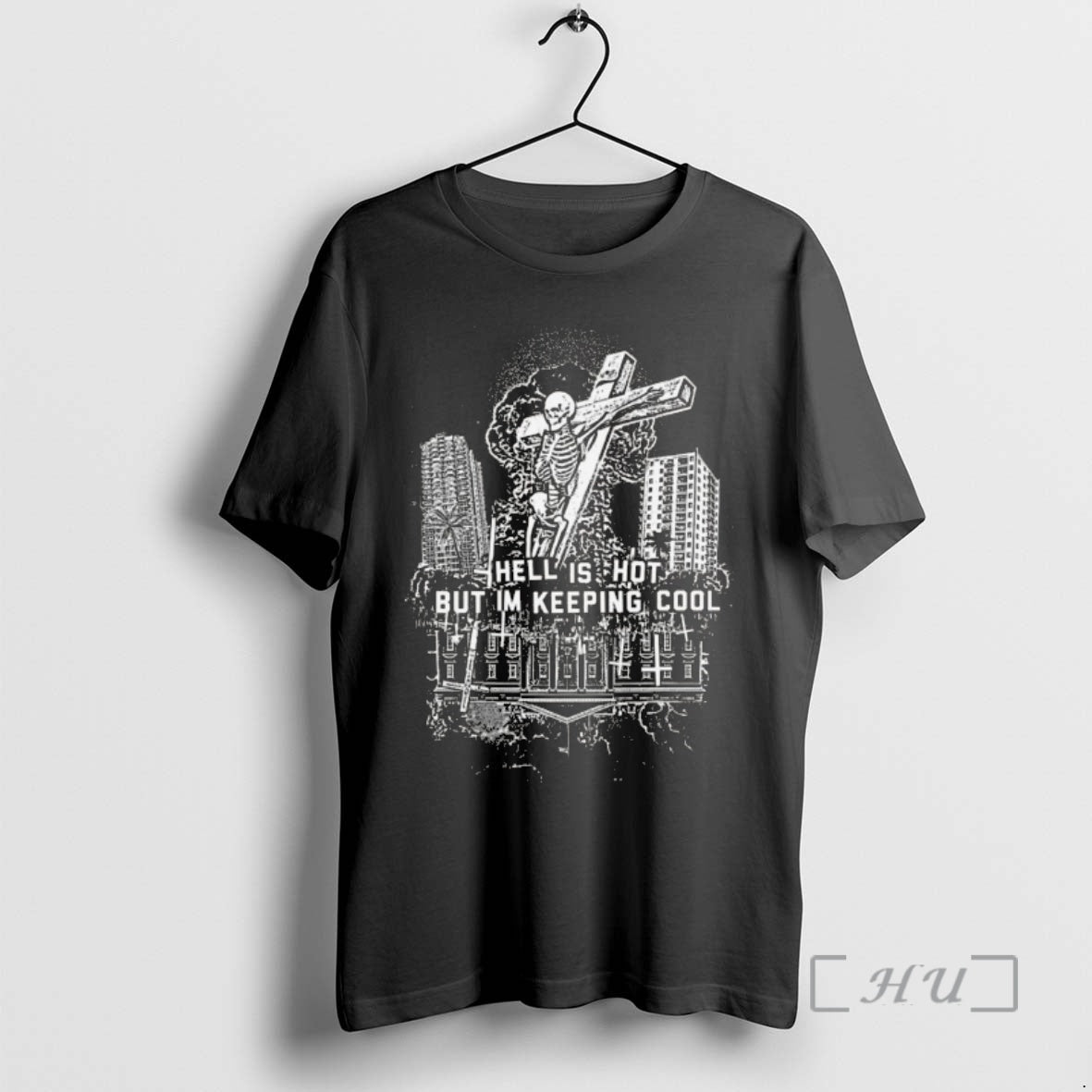 Officials American Nightmare Hell Is Hot But Im Keeping Cool T-Shirts, Hoodie, Sweatshirt | ZylaModa.com