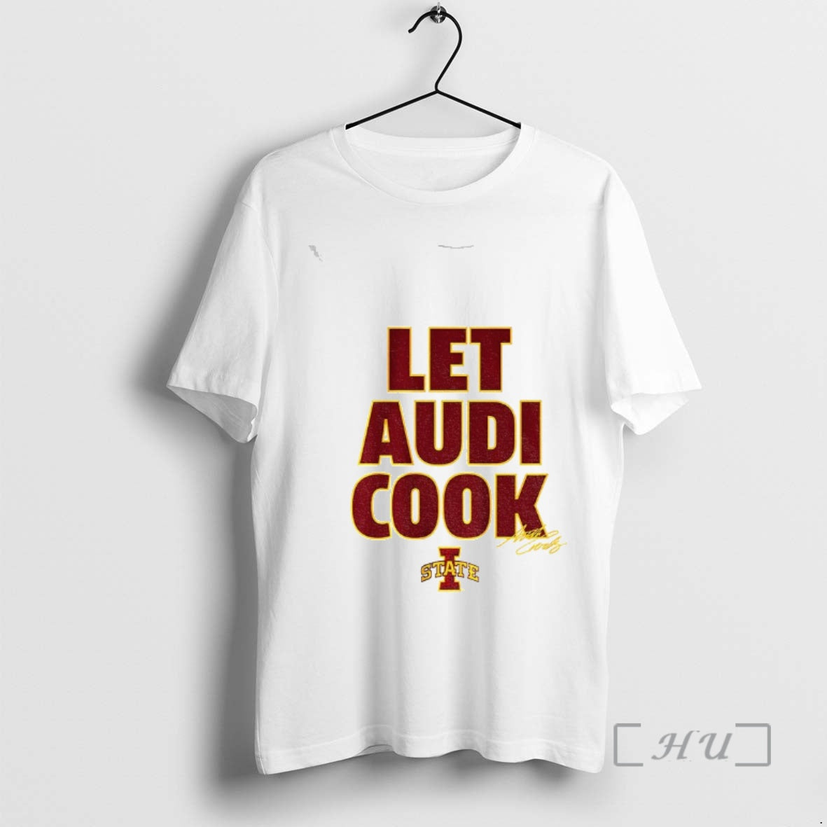 Officials Audi Crooks Let Audi Cook Iowa State Cyclones Basketball Logo Signature Premium T Shirts Hoodie, Sweatshirt