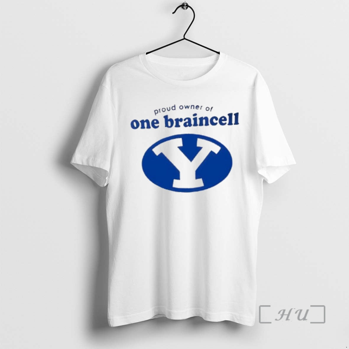 Officials Byu Logo Proud Owner Of One Braincell T-Shirts, Hoodie, Sweatshirt | ZylaModa.com