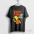 Officials Bart Simpson Holding A Molotov Cocktail Ice Vehicle Liquid Cross Premium T Shirts Sweater Hoodie, Sweatshirt