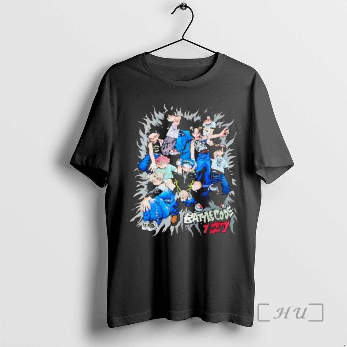 Officials Battlecode 127 Anime Boy Group Streetwear Style T-Shirts, Hoodie, Sweatshirt | ZylaModa.com