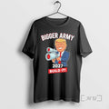 Officials Bigger Army 2027 Build It Trump T-Shirts, Hoodie, Sweatshirt | ZylaModa.com