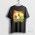 Officials Brontosaurus And T Rex As A Meteor Falls Oh Sht The Economy Premium T-Shirts, Hoodie, Sweatshirt | ZylaModa.com