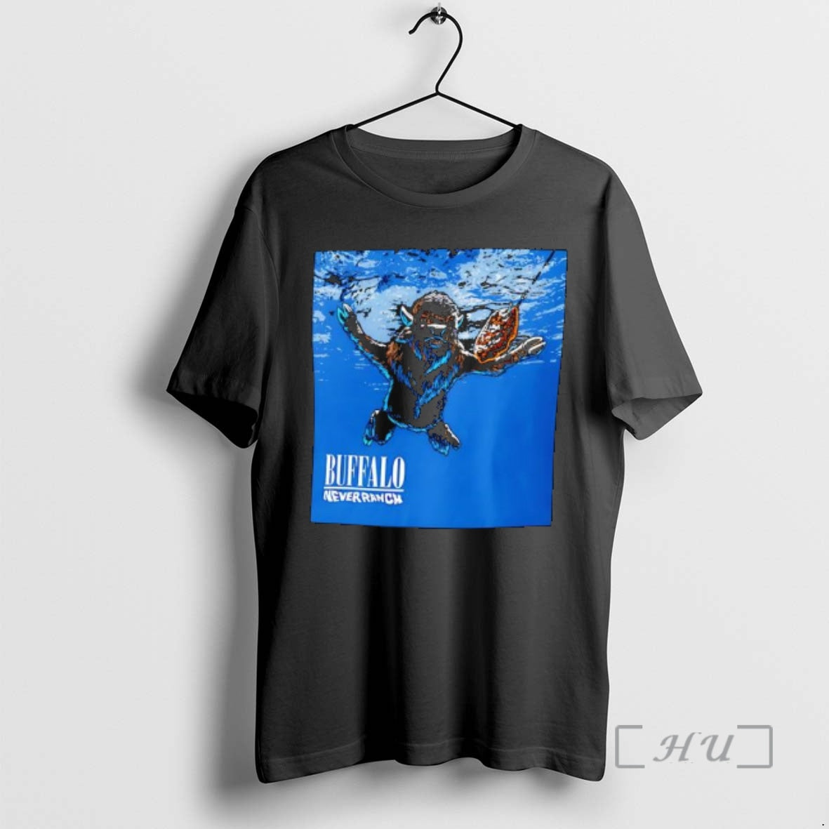 Officials Buffalo Never Ranch Buffalo Swimming Underwater T-Shirts, Hoodie, Sweatshirt | ZylaModa.com