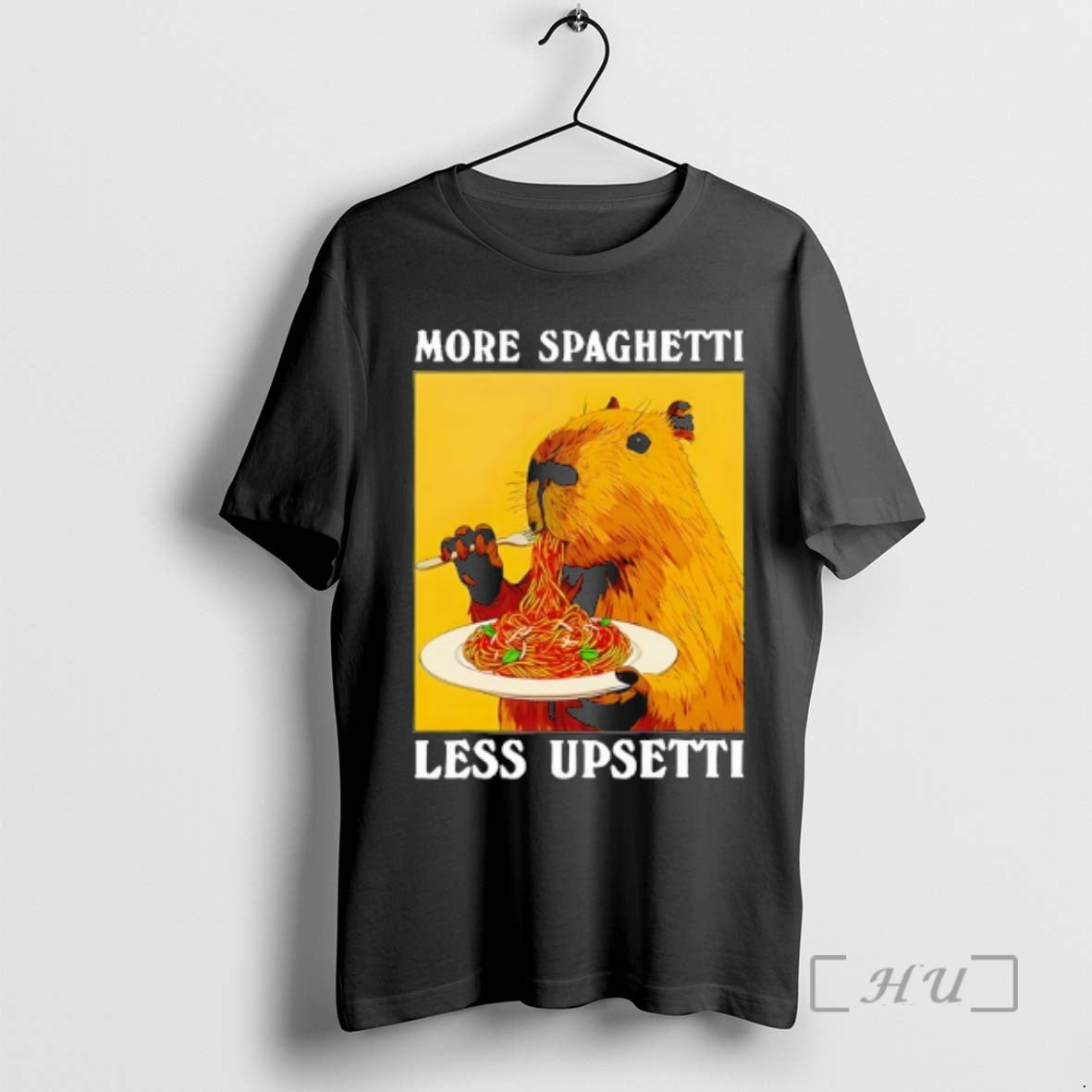 Officials Capybara Spaghetti More Spaghetti Less Upsetti T-Shirts, Hoodie, Sweatshirt | ZylaModa.com