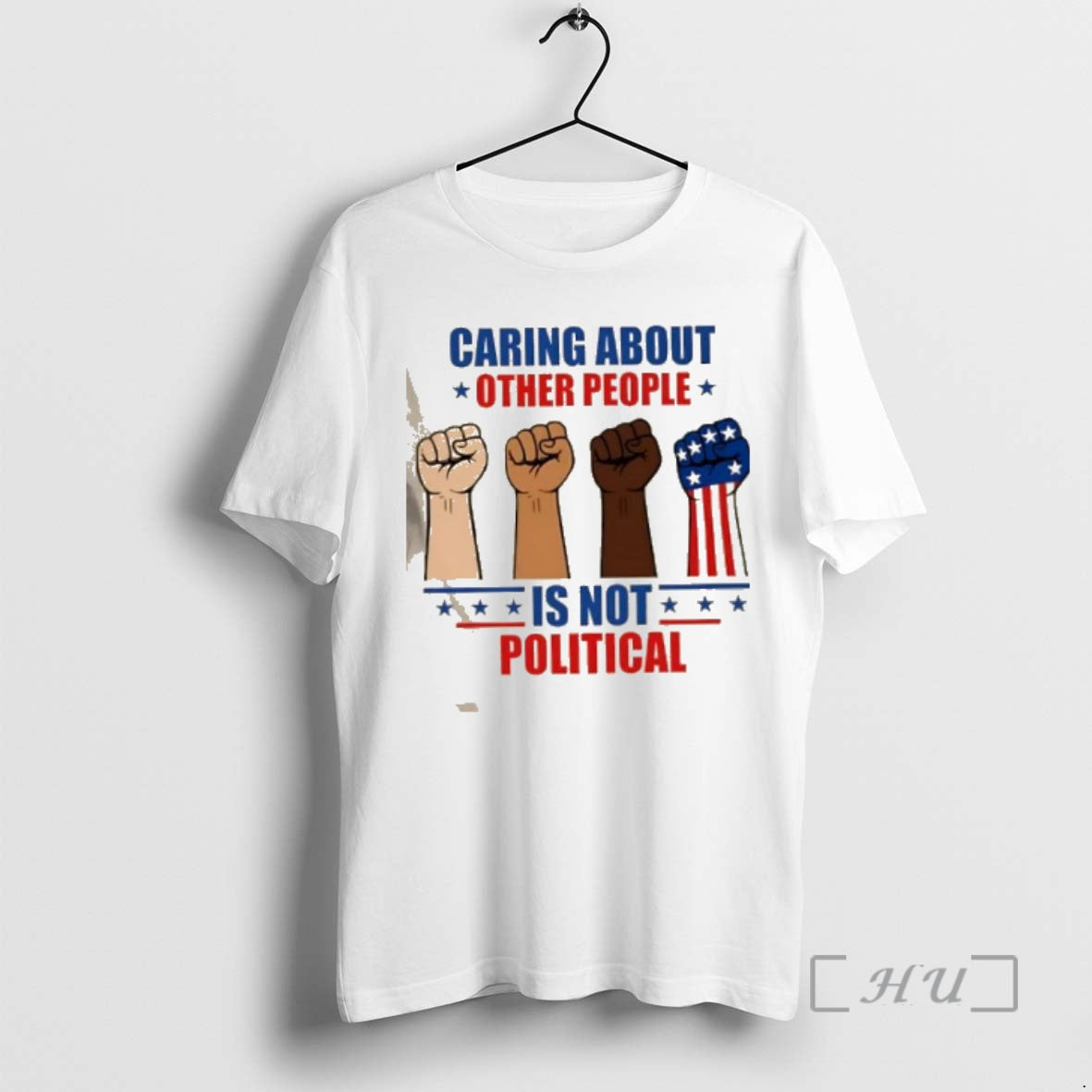 Officials Caring About Other People Is Not Political Fists T-Shirts, Hoodie, Sweatshirt | ZylaModa.com