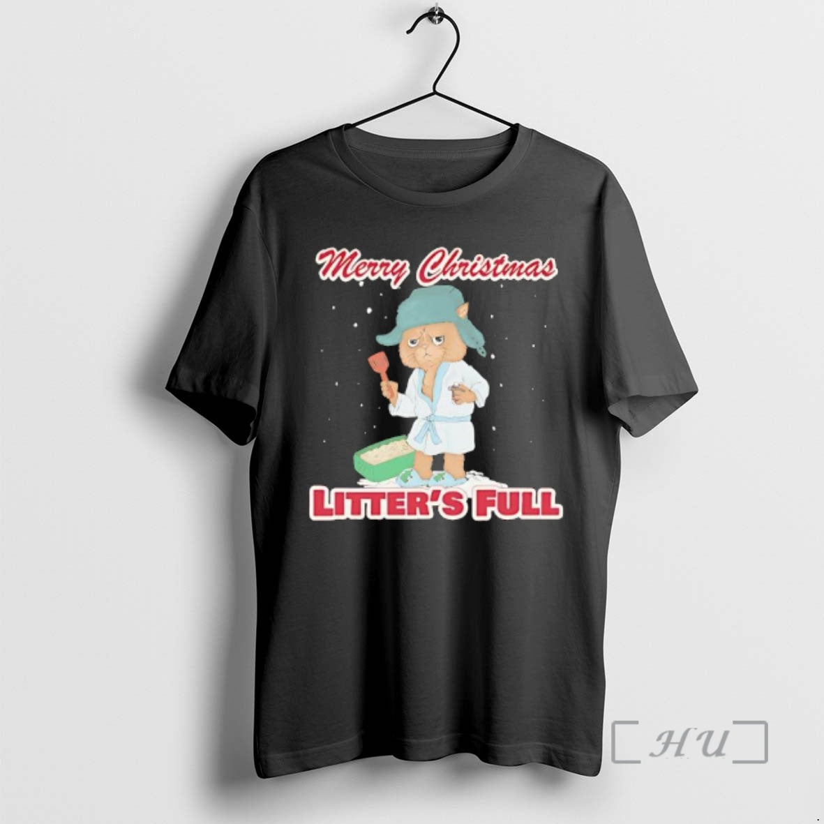 Officials Cat Merry Christmas Litters Full Graphic T-Shirts, Hoodie, Sweatshirt | ZylaModa.com