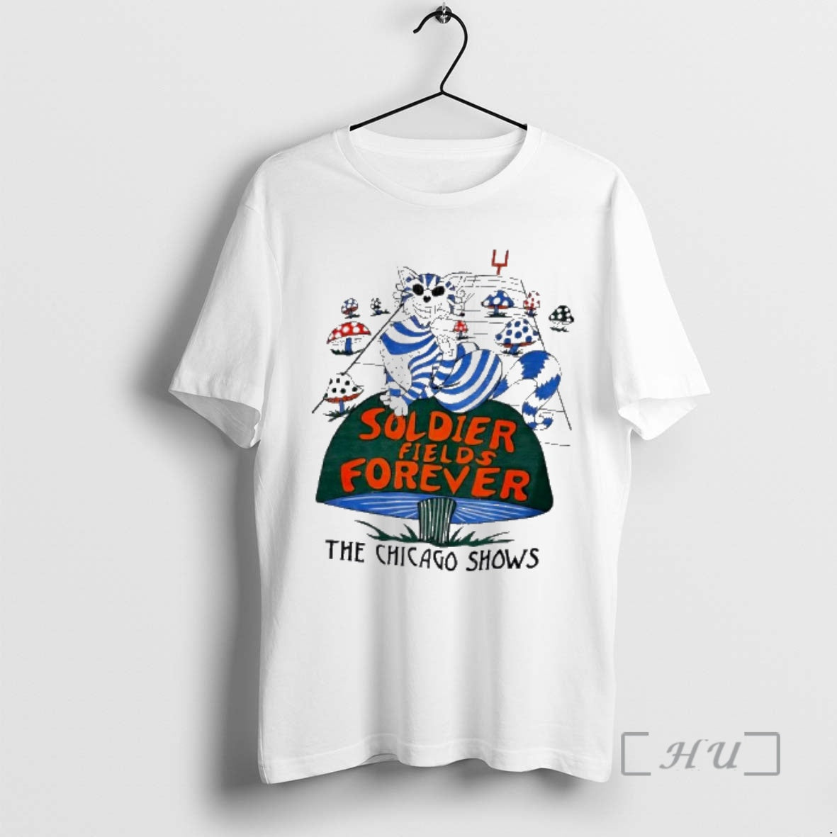 Officials Cheshire Cat Soldier Fields Forever The Chicago Shows T-Shirts, Hoodie, Sweatshirt | ZylaModa.com