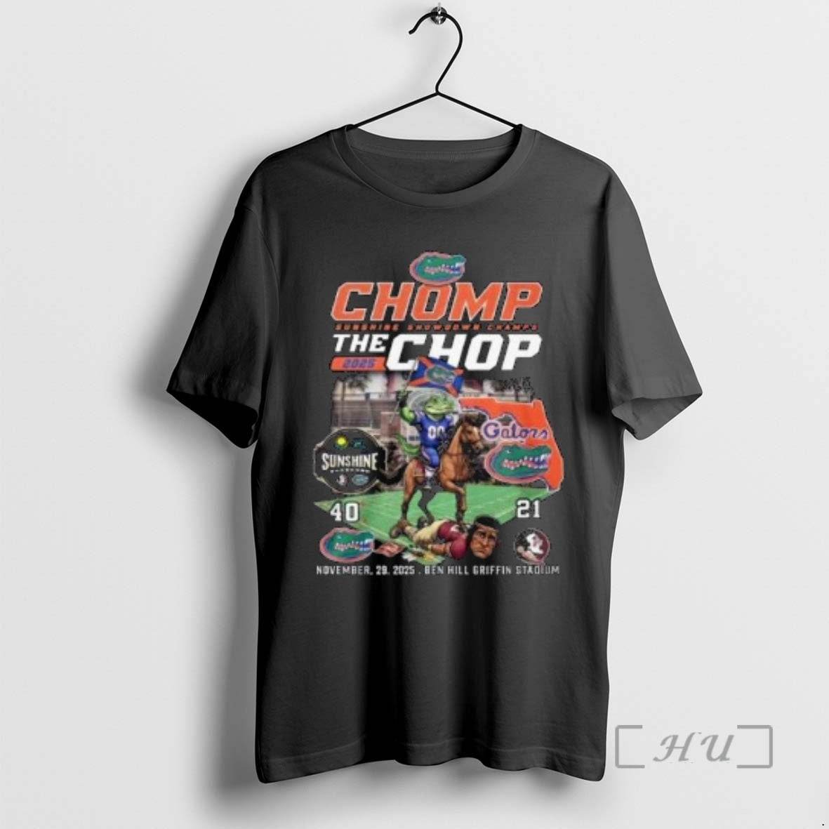 Officials Chomp Sunshine Snowdown Champs The Chop 2025 40 21 Mascot Circle Black Premium T-Shirts, Hoodie, Sweatshirt