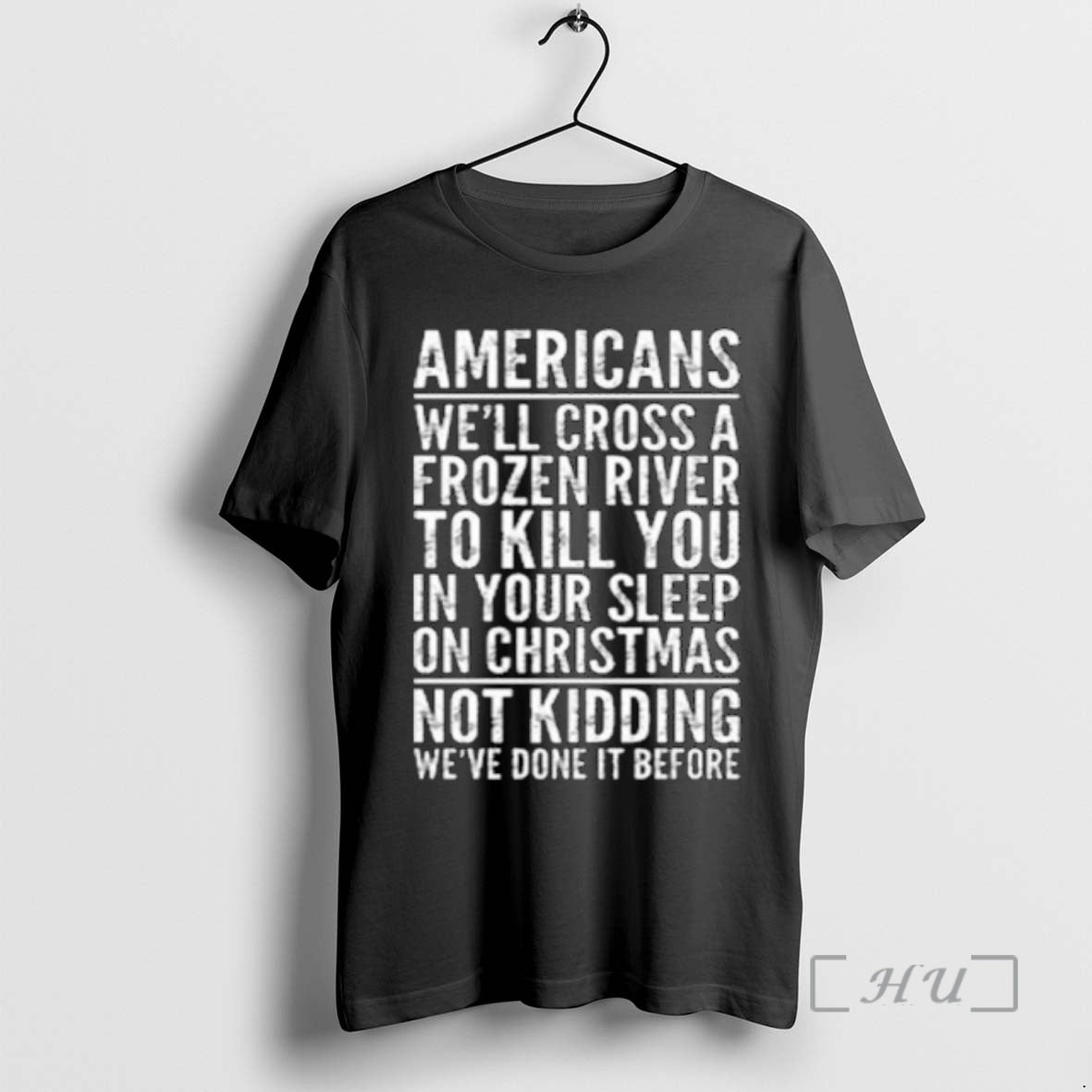 Officials Cross A River On Xmas Circle Black T-Shirts, Hoodie, Sweatshirt | ZylaModa.com