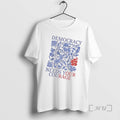 Officials Democracy Needs Your Courage Floral T-Shirts, Hoodie, Sweatshirt | ZylaModa.com