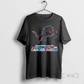 Officials Detroit Lions Football Whatever Color Cancer Sucks Logo Colors T-Shirts, Hoodie, Sweatshirt | ZylaModa.com