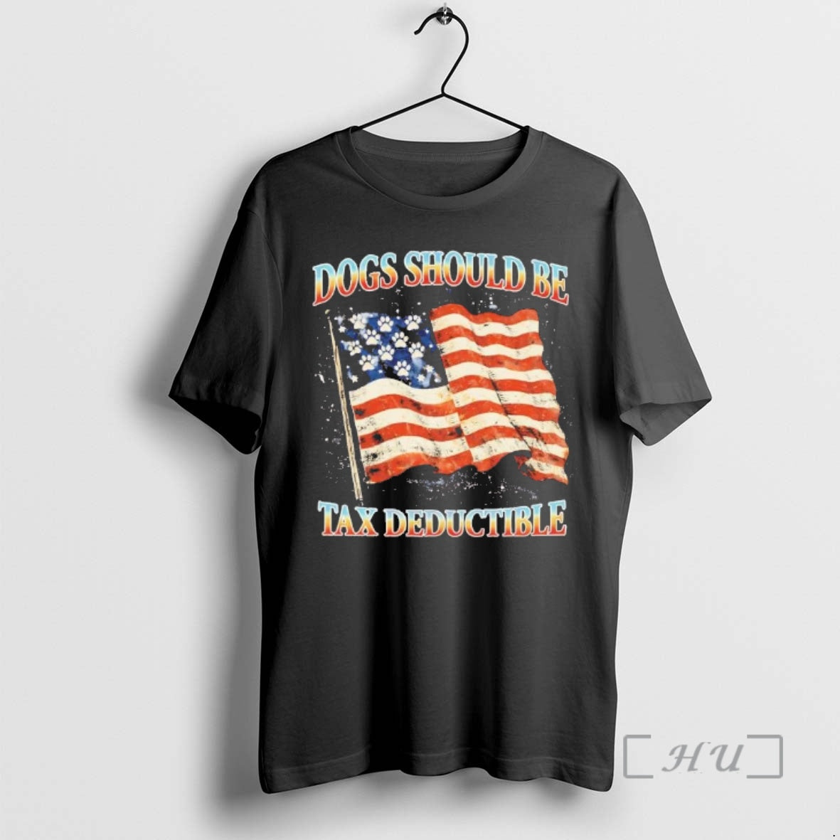 Officials Dogs Should Be Tax Deductible American Flag T-Shirts, Hoodie, Sweatshirt | ZylaModa.com