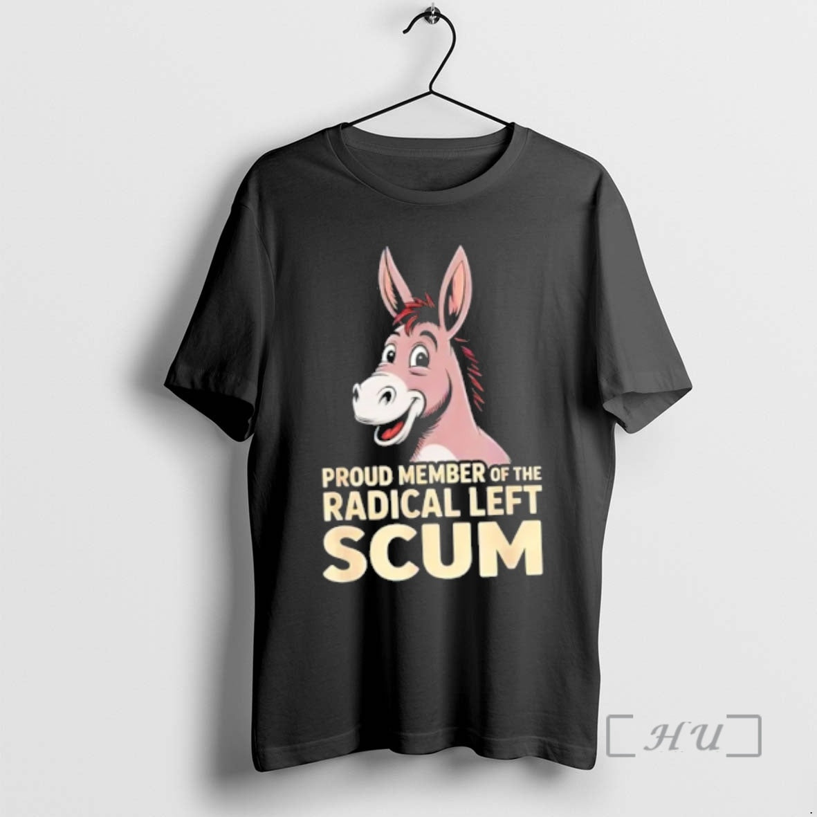 Officials Donkey Proud Member Of The Radical Left Scum T-Shirts, Hoodie, Sweatshirt | ZylaModa.com