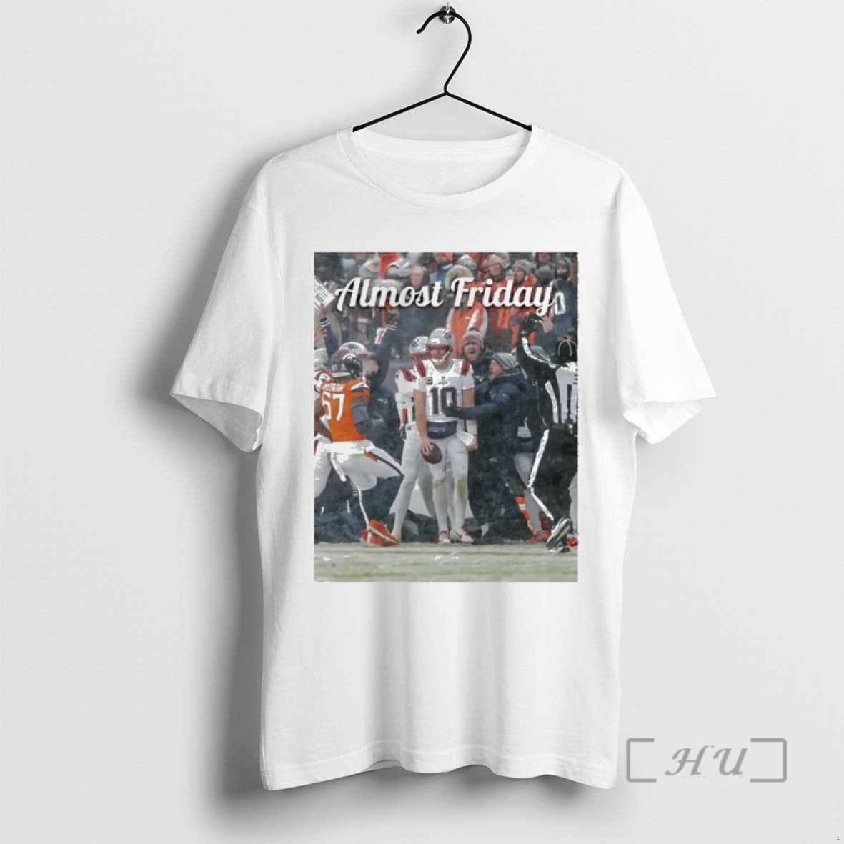 Officials Drake Maye Snow Patriots Almost Friday Photo T-Shirts, Hoodie, Sweatshirt | ZylaModa.com