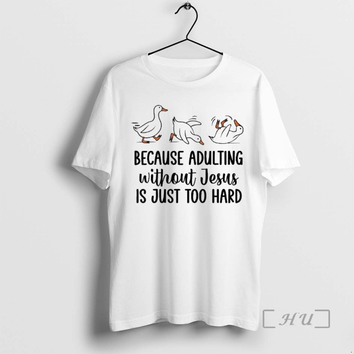 Officials Duck Because Adulting Without Jesus Is Just Too Hard T-Shirts, Hoodie, Sweatshirt | ZylaModa.com