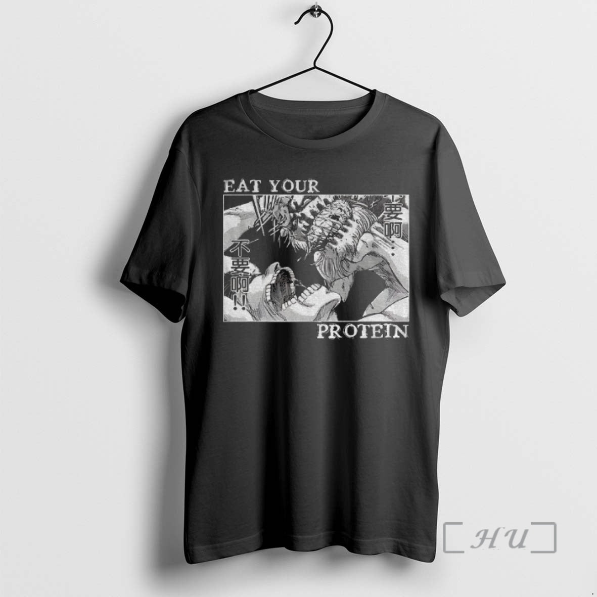 Officials Eat Your Protein Eren Yeage Attack On Titan T-Shirts, Hoodie, Sweatshirt | ZylaModa.com