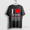 Officials Emery I Love My Emo Choose All That Apply T-Shirts, Hoodie, Sweatshirt | ZylaModa.com