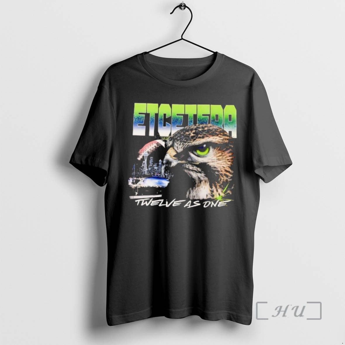 Officials Etcetera Hawk Bird Seattle Skyline Twelve As One Sports T-Shirts, Hoodie, Sweatshirt | ZylaModa.com