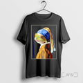 Officials Frog Vermeers Girl With A Pearl Earring Meme T-Shirts, Hoodie, Sweatshirt | ZylaModa.com