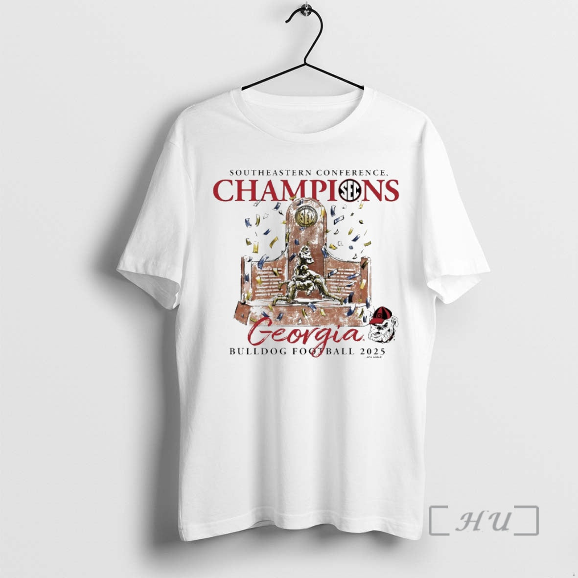 Officials Georgia Bulldogs 2025 Sec Football Champions Trophy Circle T-Shirts, Hoodie, Sweatshirt | ZylaModa.com