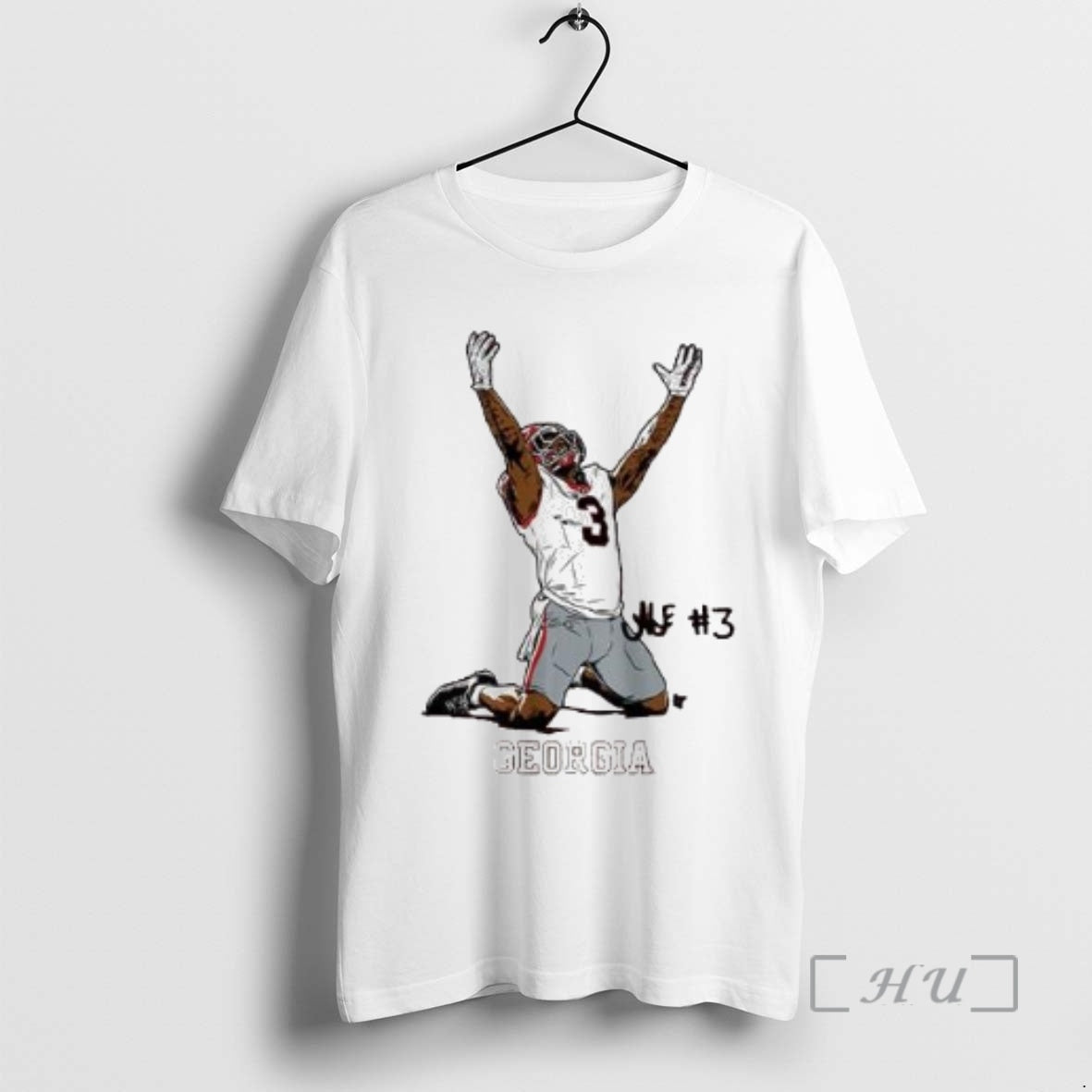 Officials Georgia Football Nate Frazier End Zone Celebration Circle White T-Shirts, Hoodie, Sweatshirt | ZylaModa.com