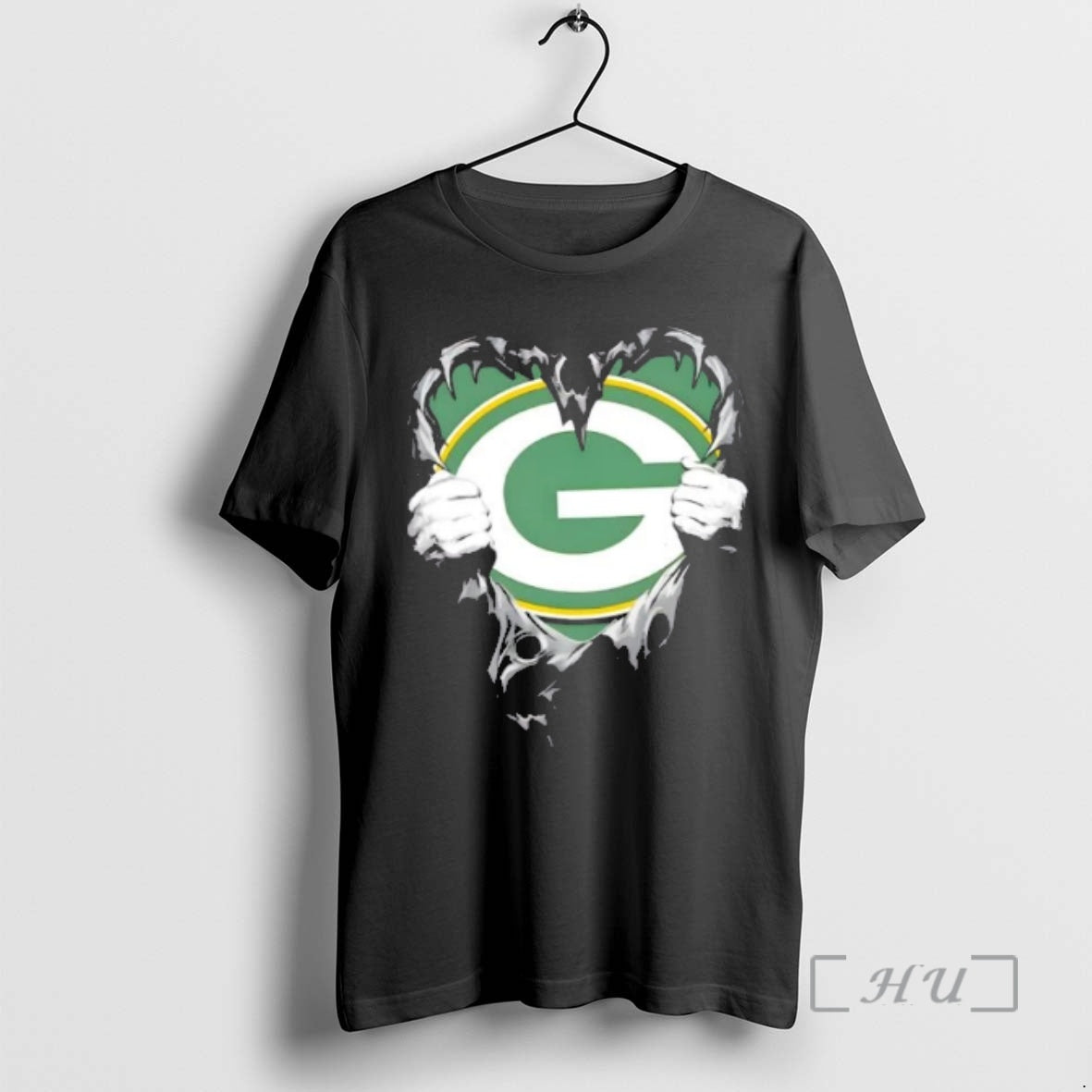 Officials Green Bay Packers Rip The Chest Forever In My Heart Premium T Shirts Sweater Hoodie, Sweatshirt | ZylaModa.com