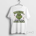 Officials Grinch Christmas Shhh Im Hiding From Stupid People T-Shirts, Hoodie, Sweatshirt | ZylaModa.com