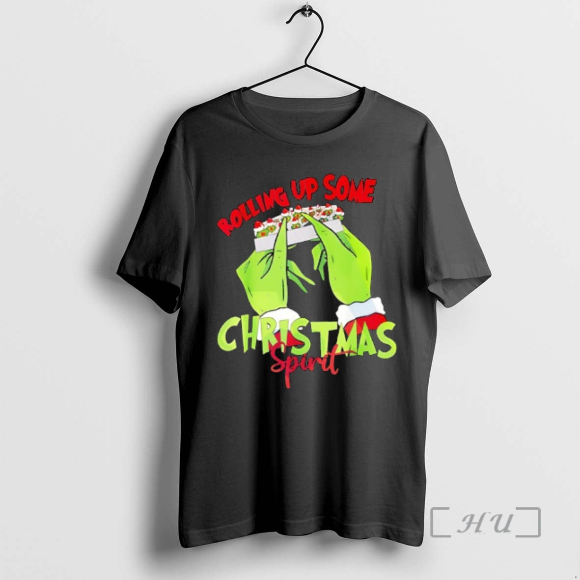Officials Grinch Hands Rolling Joint Christmas Spirit T-Shirts, Hoodie, Sweatshirt | ZylaModa.com