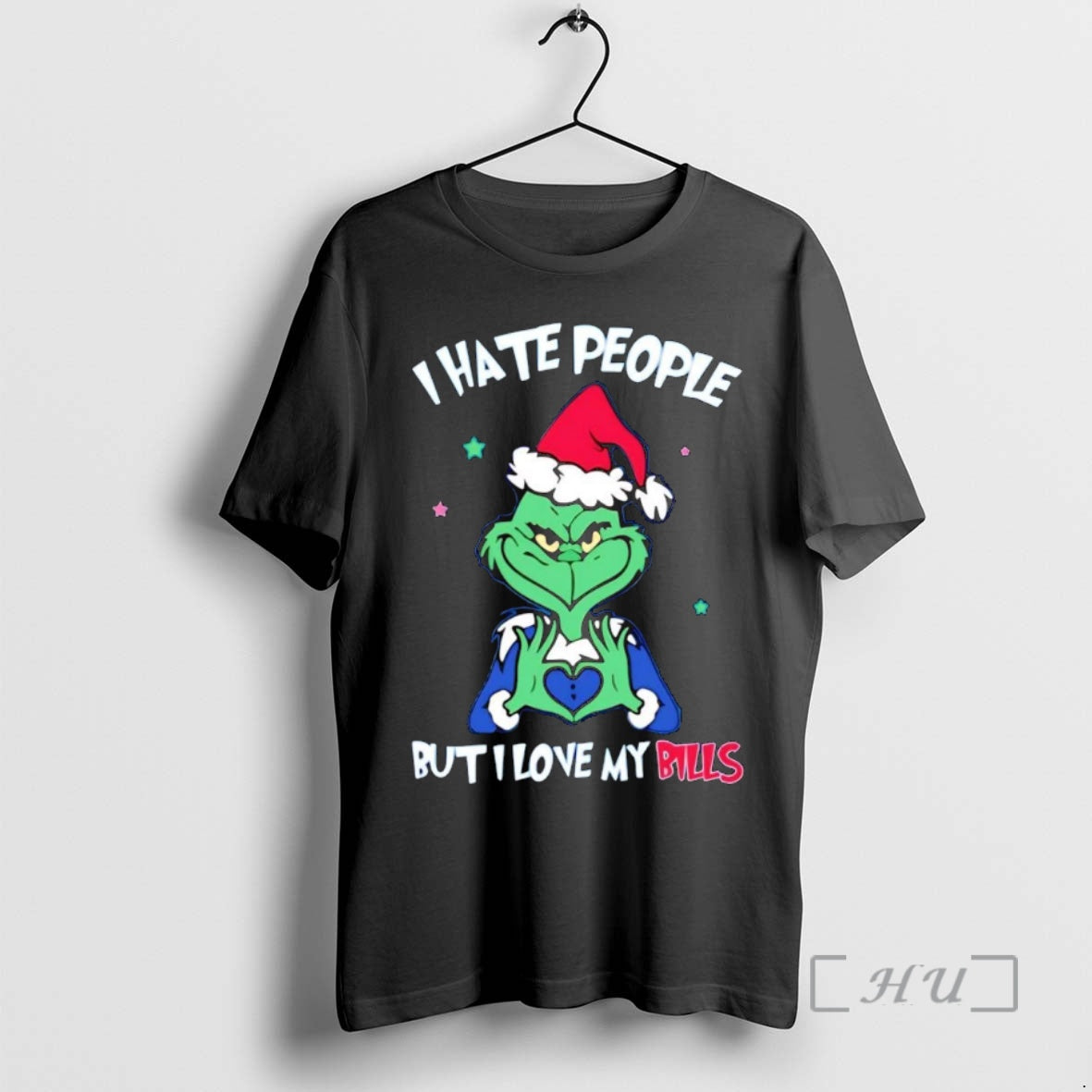Officials Grinch I Hate People But I Love My Bills T-Shirts, Hoodie, Sweatshirt | ZylaModa.com