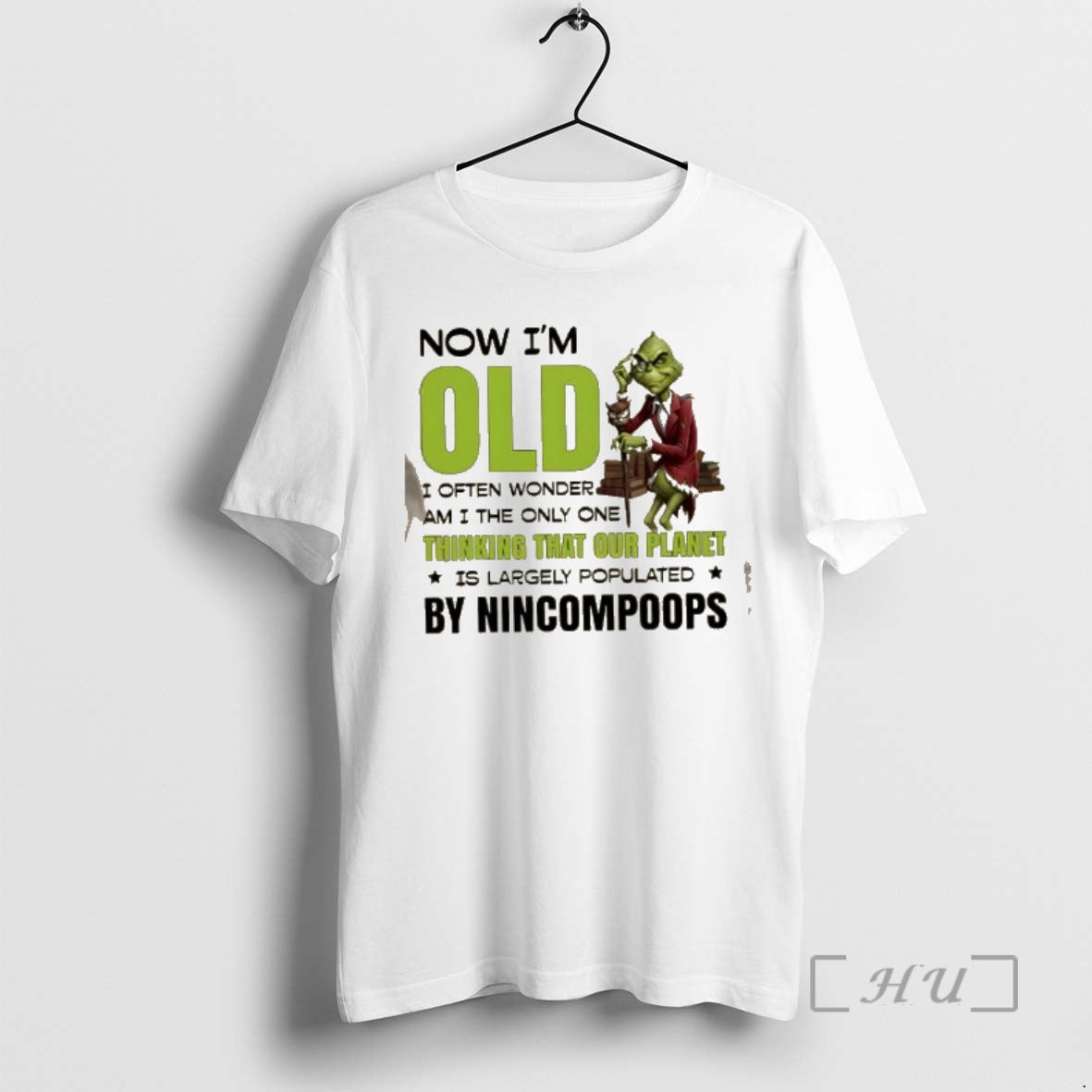 Officials Grinch Now Im Old I Often Wonder If Im The Only One Who Thinks T-Shirts, Hoodie, Sweatshirt | ZylaModa.com
