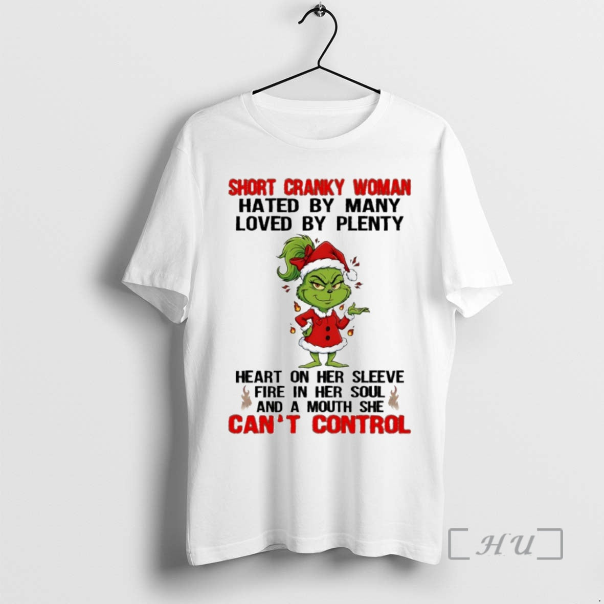 Officials Grinch Short Cranky Woman Hated By Many Loved By Plenty Circle Premium T Shirts Hoodie, Sweatshirt | ZylaModa.com