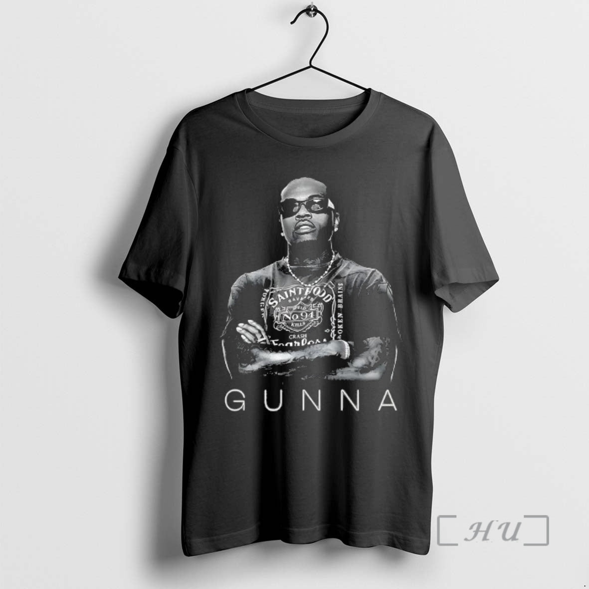 Officials Gunna Gang Portrait Music Lover T-Shirts, Hoodie, Sweatshirt | ZylaModa.com