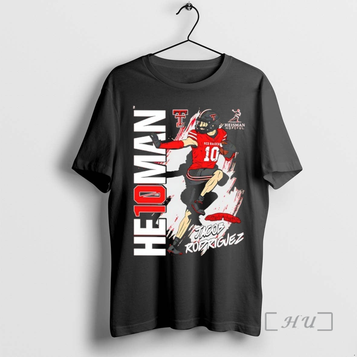 Officials He10man Jacob Rodriguez Texas Tech Red Raiders Football T-Shirts, Hoodie, Sweatshirt | ZylaModa.com
