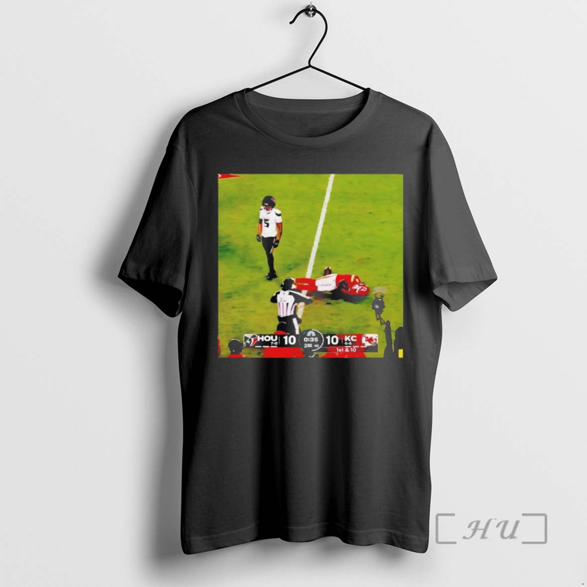 Officials Houston Texans Vs Kansas City Chiefs 1st And 10 2025 Premium T Shirts Sweater Hoodie, Sweatshirt | ZylaModa.com