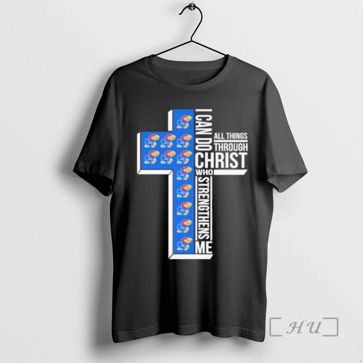 Officials I Can Do All Things Faith And Sports Kansas Jayhawks College Basketball Premium T-Shirts, Hoodie, Sweatshirt